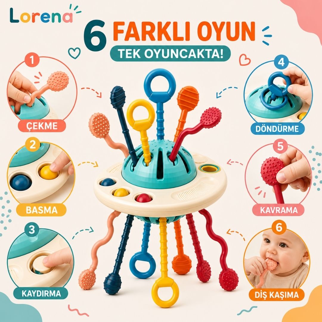 UFO Eğitici Duyusal Oyuncak