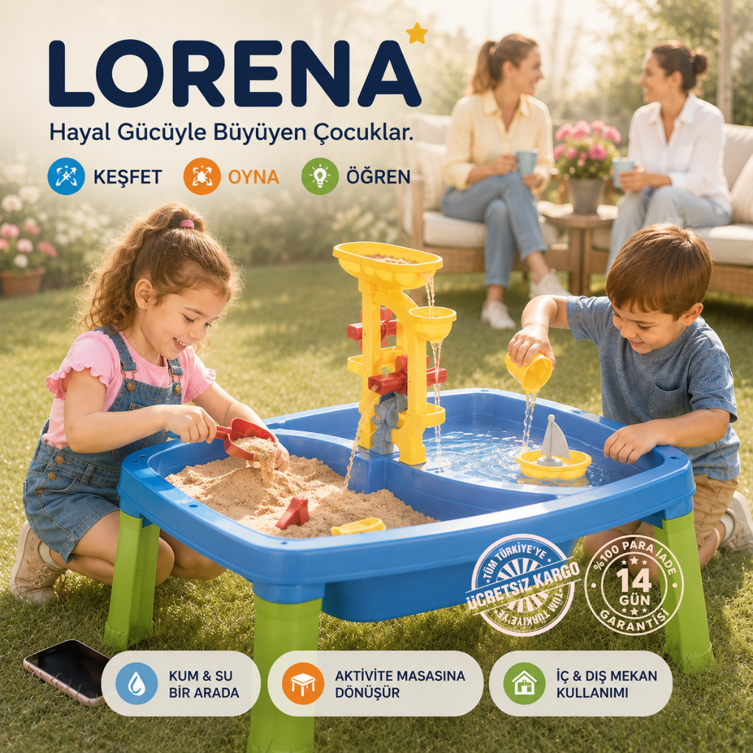Lorena 3'ü Bir Arada Aktivite Masası