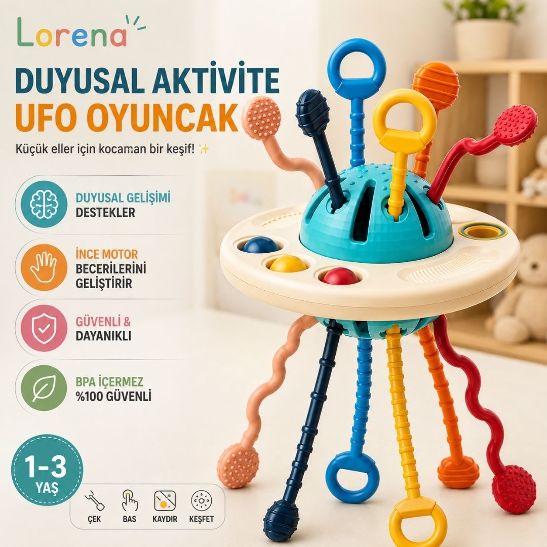 UFO Eğitici Duyusal Oyuncak